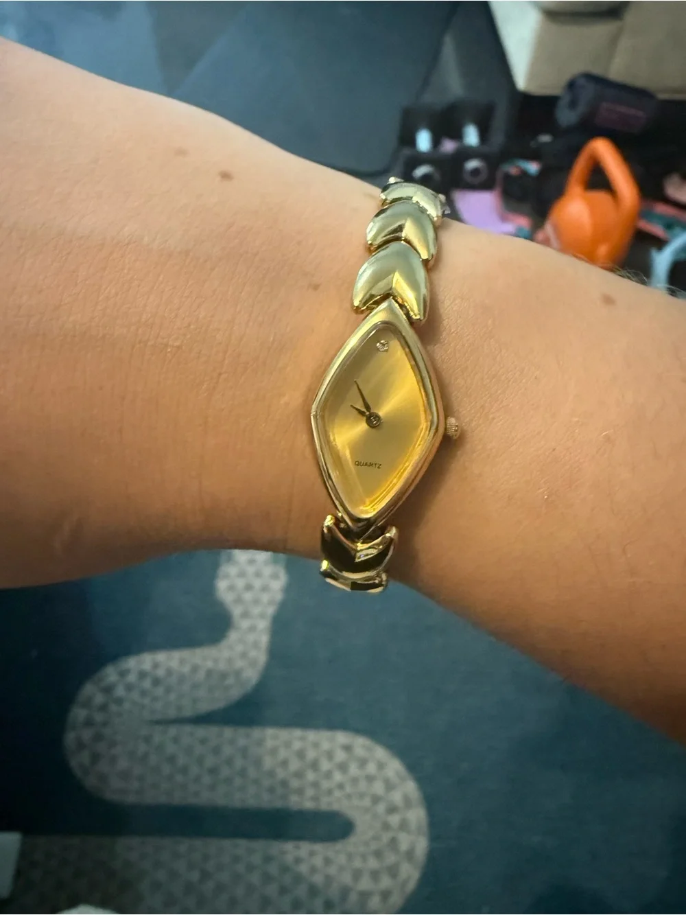Gold-Tone Women’s Bracelet Watch - needs battery